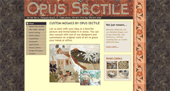 Desktop Screenshot of opussectile.com